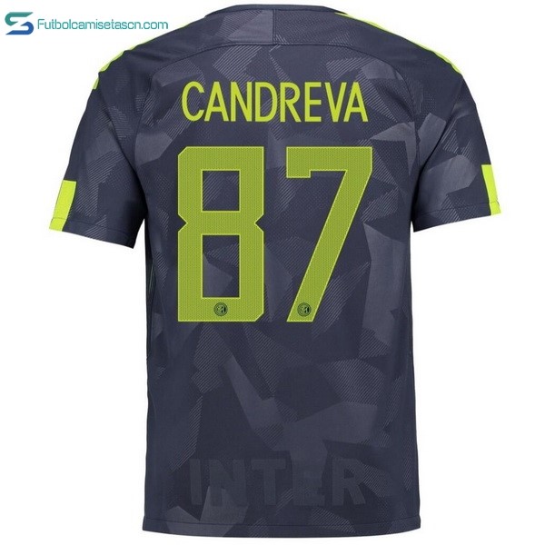 Camiseta Inter 3ª Candreva 2017/18